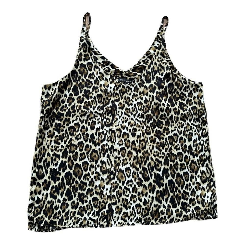Leopard print tank blouse